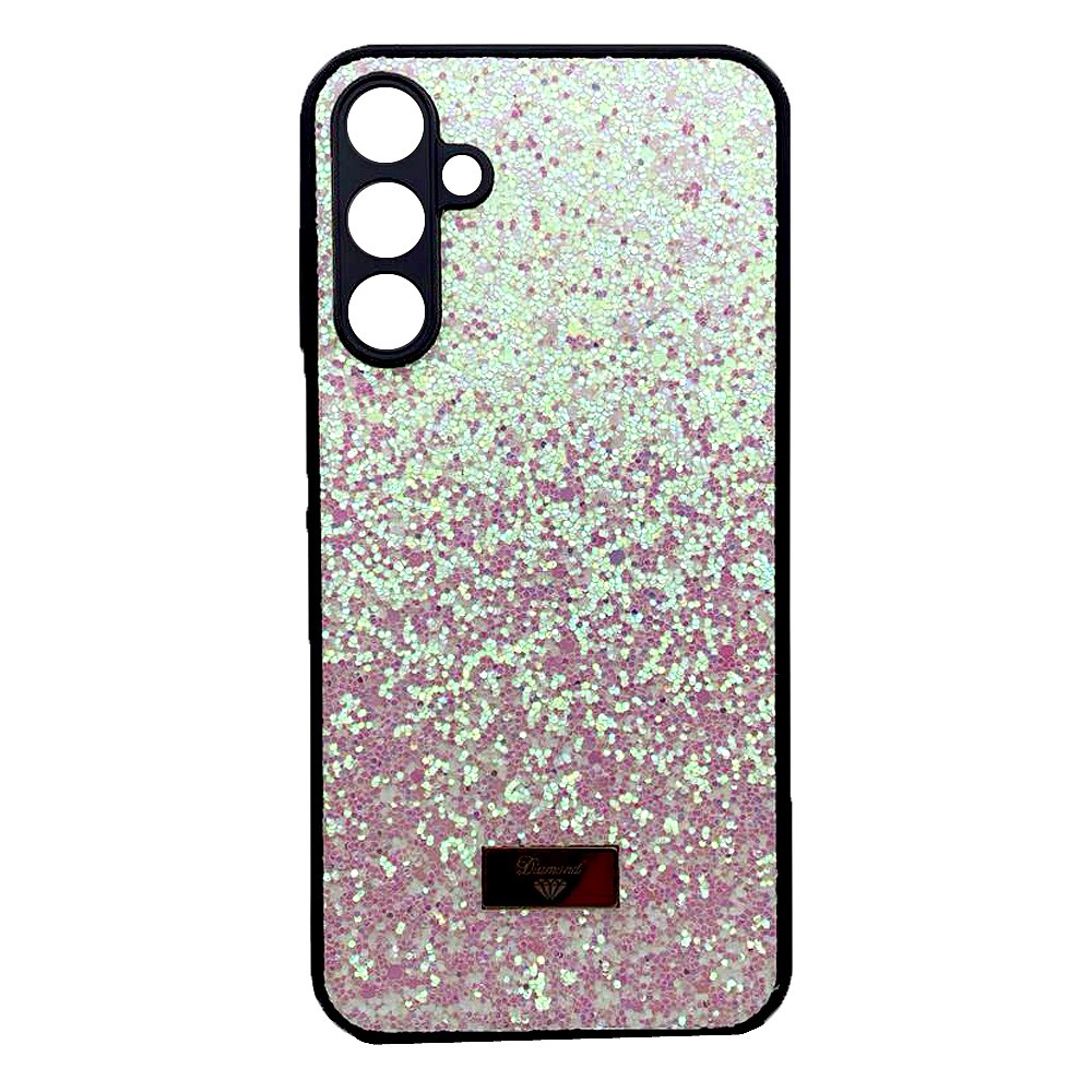 Накладка Bling Grainy Diamond Separate Camera для Samsung A05s (Рожева)-0