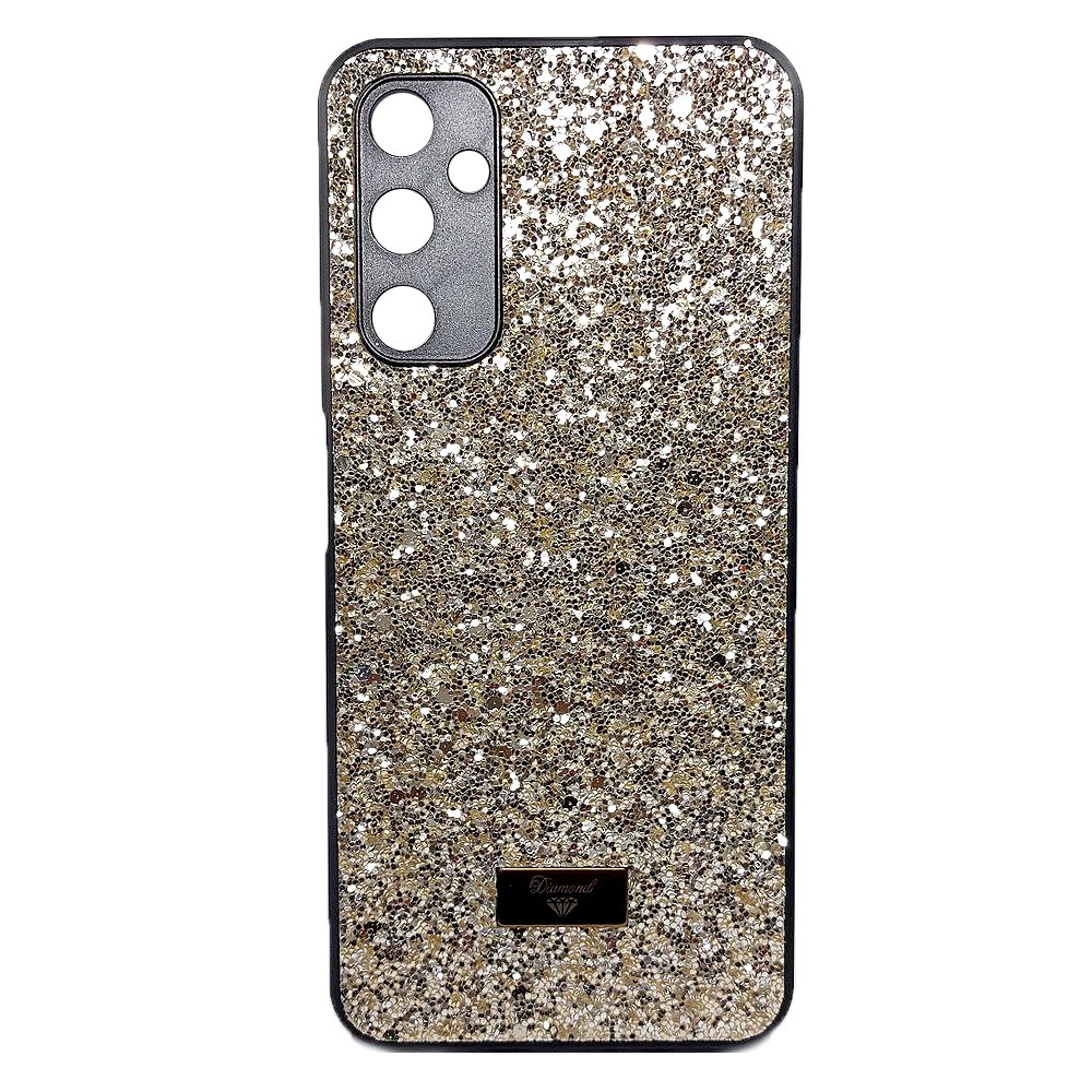 Накладка Bling Grainy Diamond Separate Camera для Samsung A05s (Світло-золота)-0