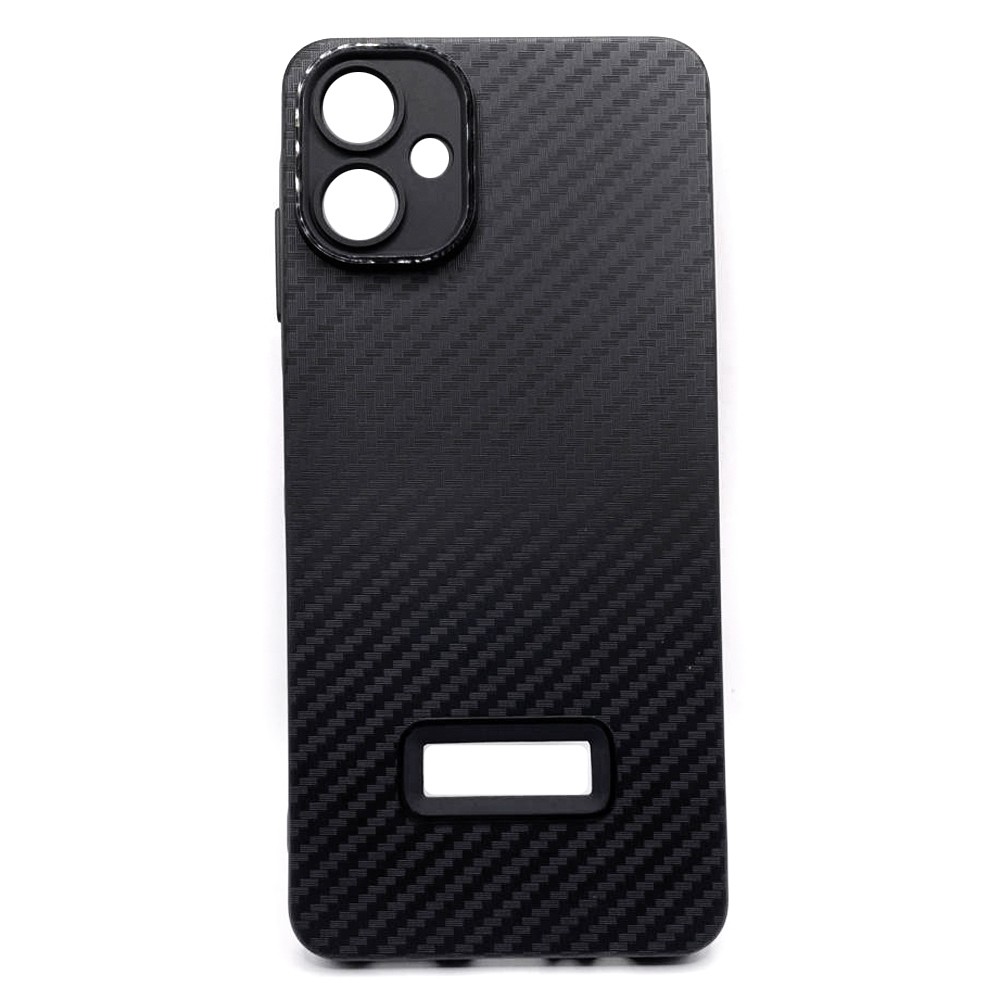 Накладка Carbon Luxury для Samsung A06 (Black)-0