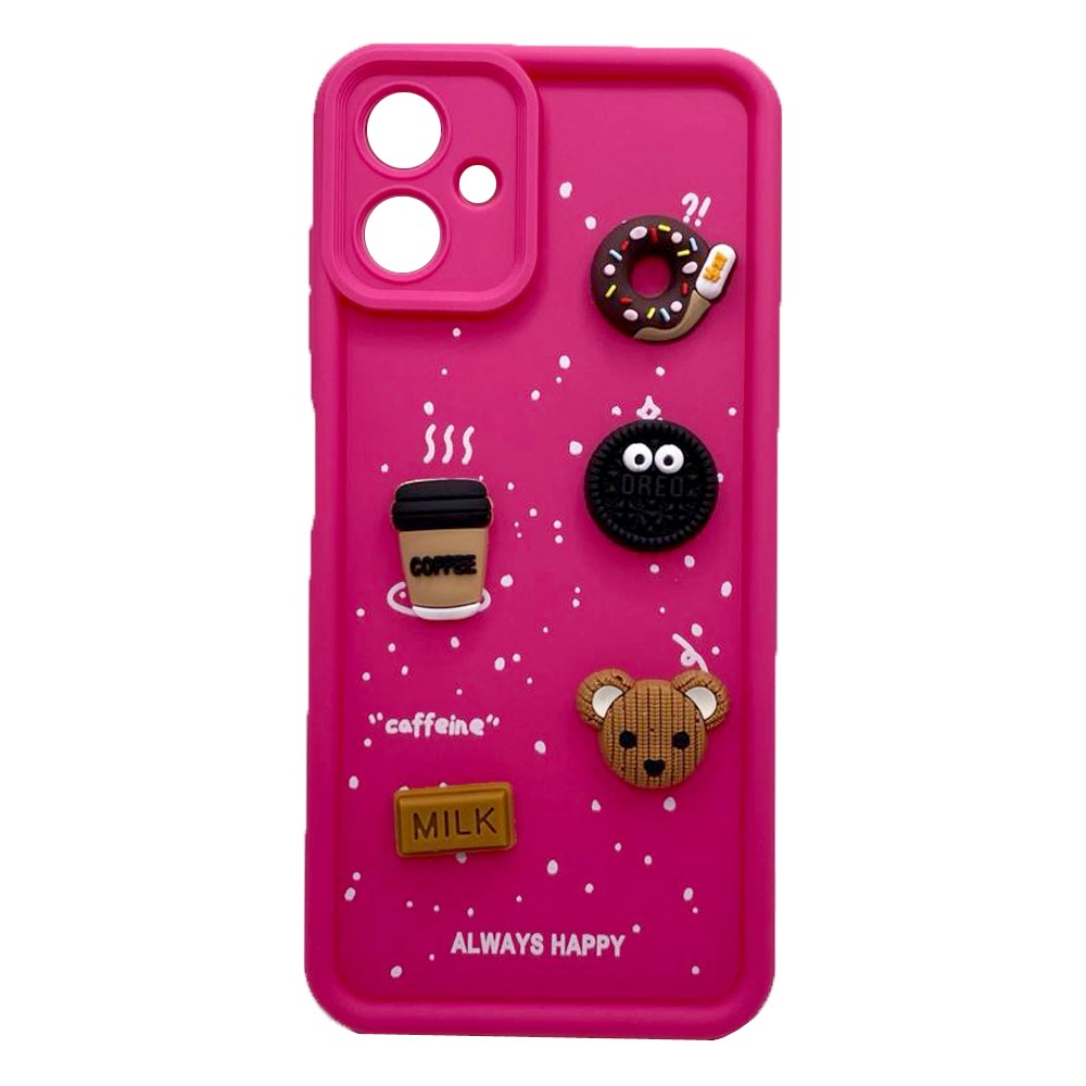 Чохол Pretty Toys для Samsung A06 (Pink/Always Happy)-0