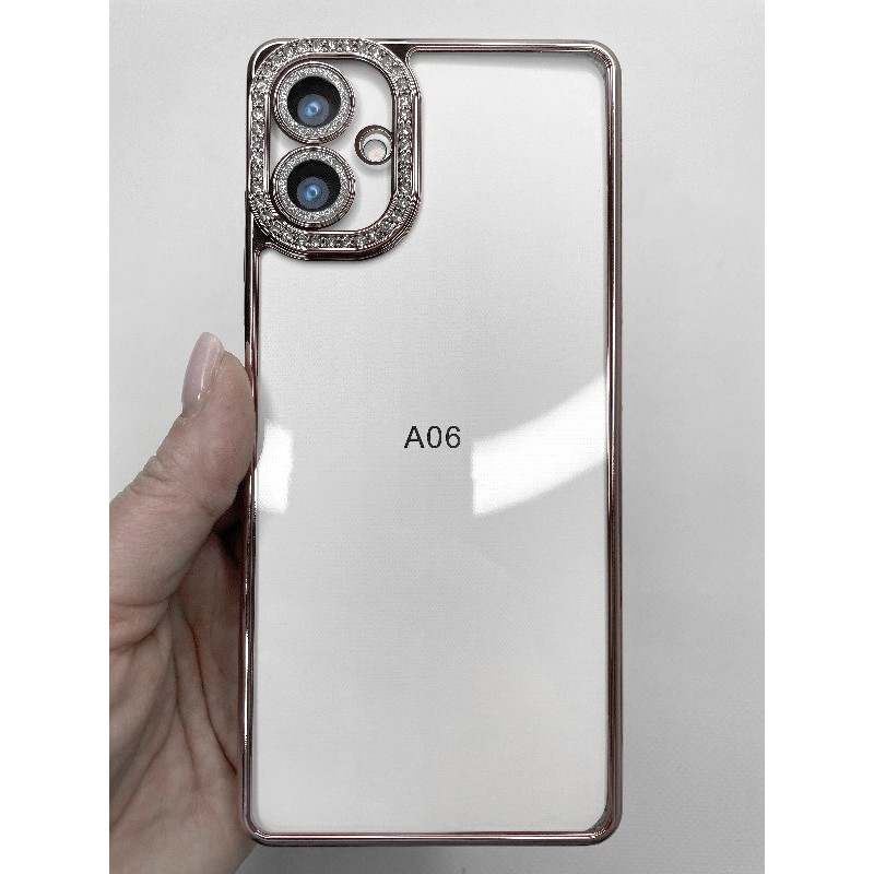 Чохол Clear Diamonds для Samsung A06 срібний-0