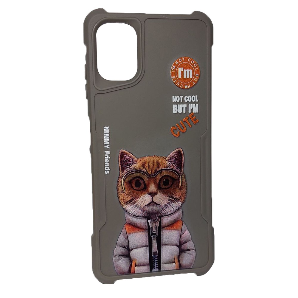 Чохол Drawing Color для Samsung A06 (Cat Gray)-0