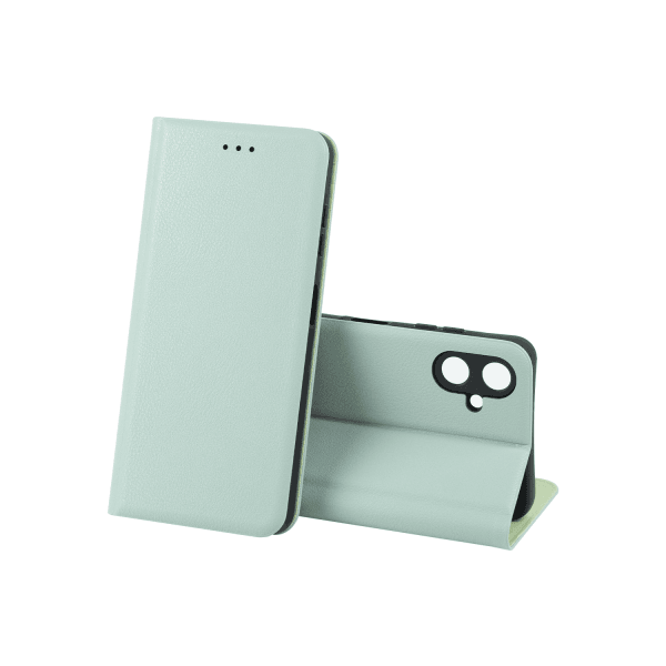 Книжка LEATHER для Samsung A06 м`ятна-0