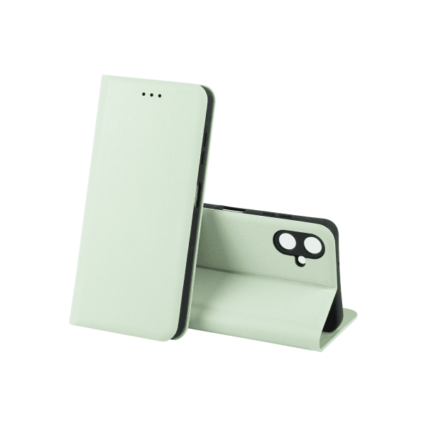 Книжка LEATHER для Samsung A06 салатова-0