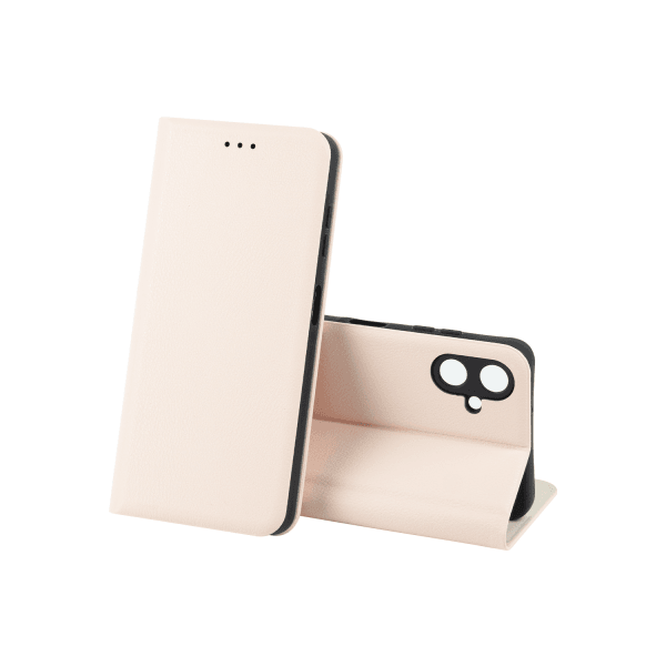 Книжка LEATHER для Samsung A06 рожева-0
