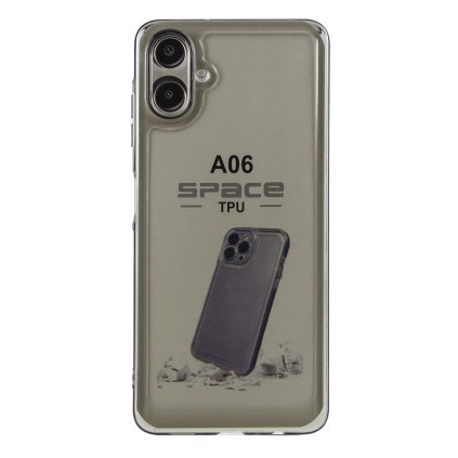 Накладка Space TPU для Samsung A06 сіра-0