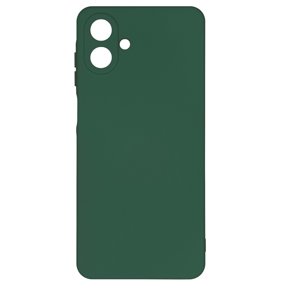 Silicone Cover Full Camera without Logo (A) для Samsung A07 (Dark green)-0