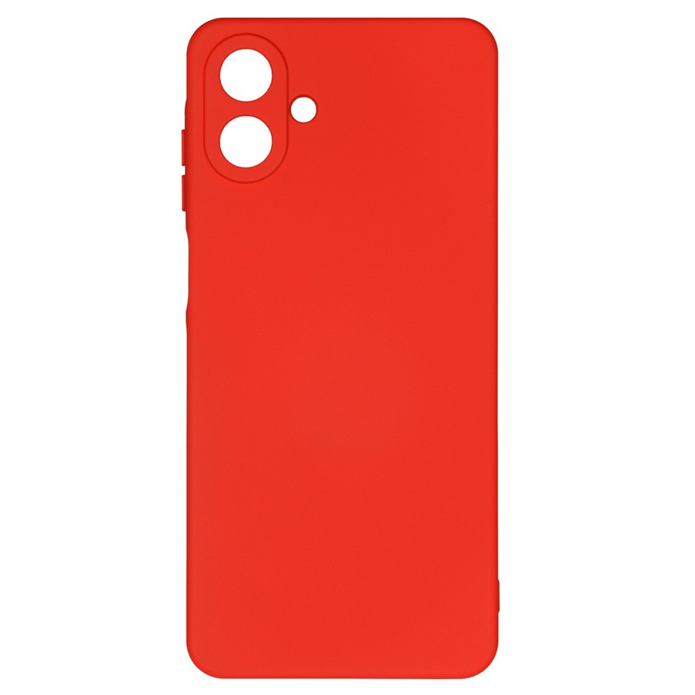 Silicone Cover Full Camera without Logo (A) для Samsung A07 (Red)-0