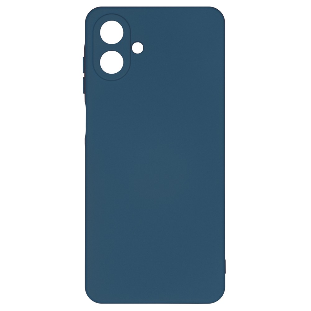 Silicone Cover Full Camera without Logo (A) для Samsung A07 (Navy blue)-0