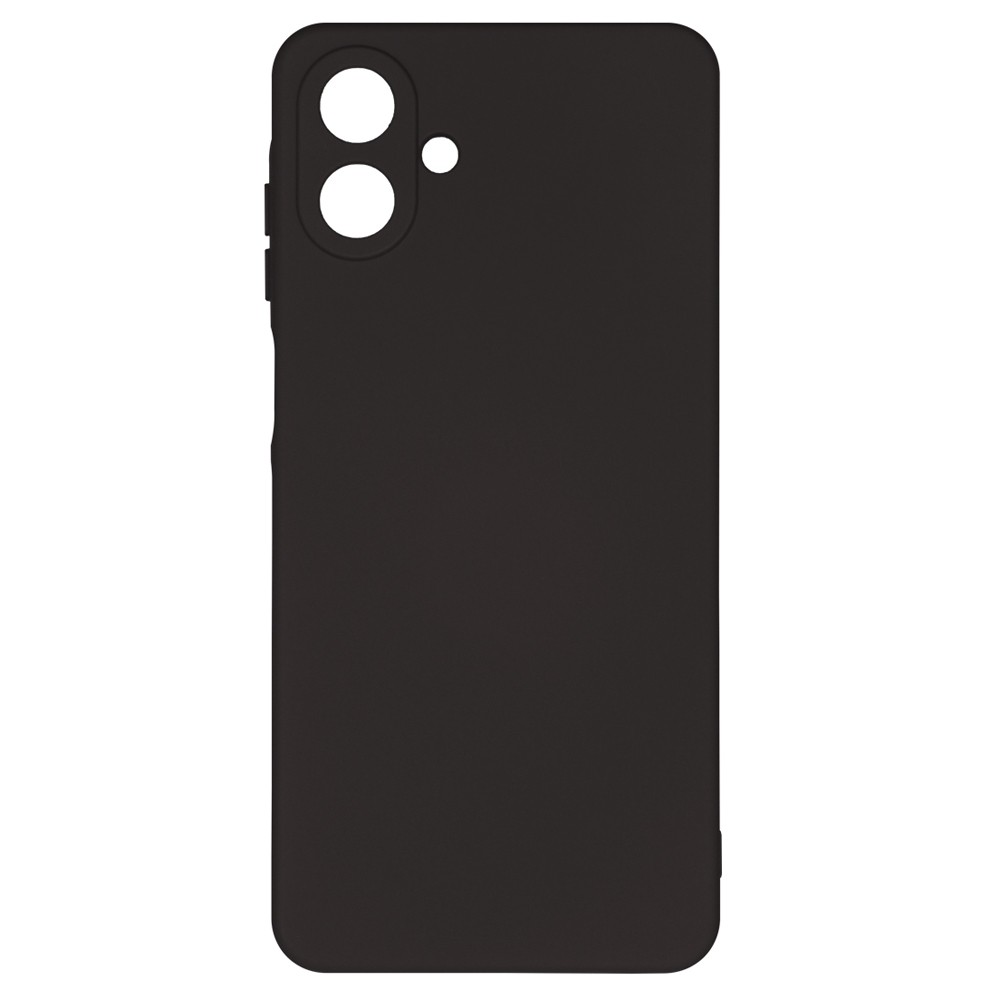 Silicone Cover Full Camera without Logo (A) для Samsung A07 (Black)-0