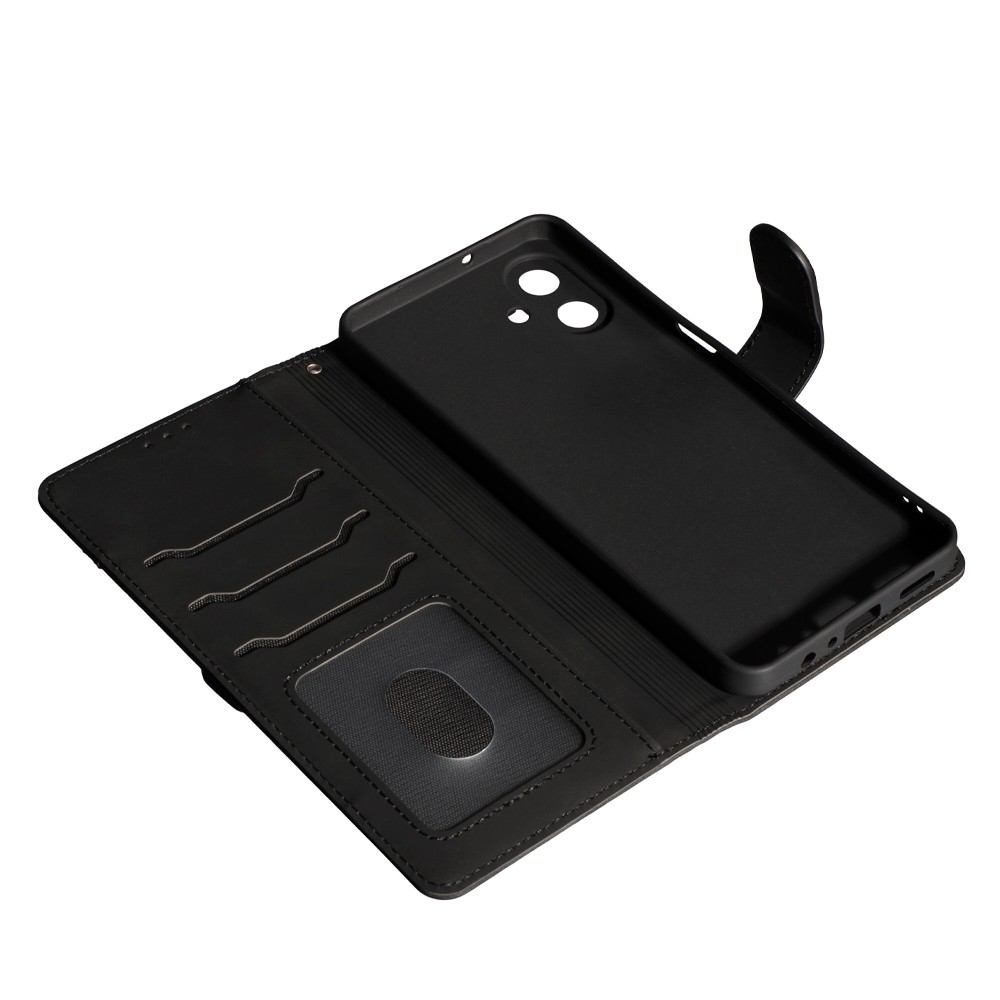 Книжка Flip Cover Wallet matte для Samsung A07 Чорна-2