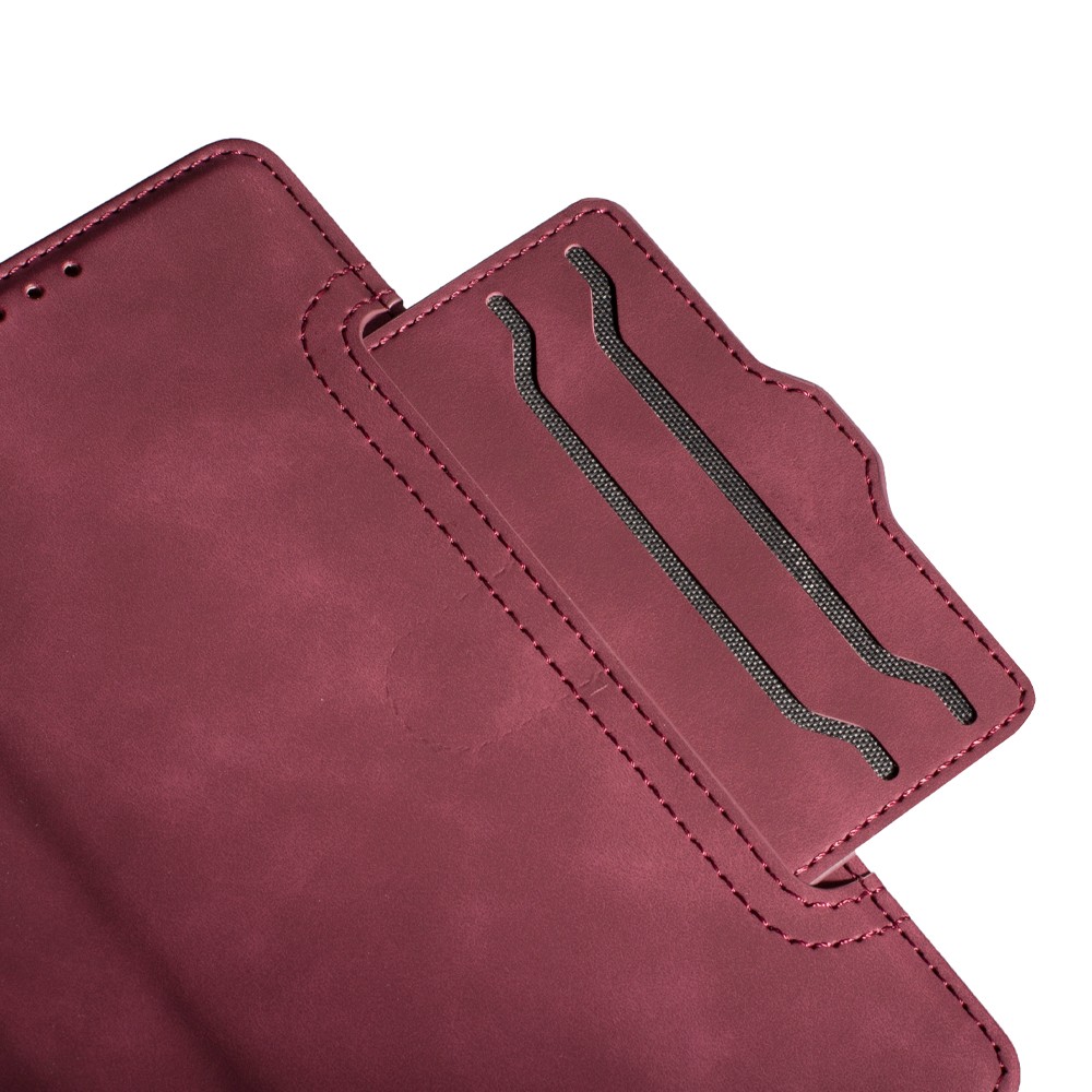 Книжка Flip Cover Wallet matte для Samsung A07 Бордова-4