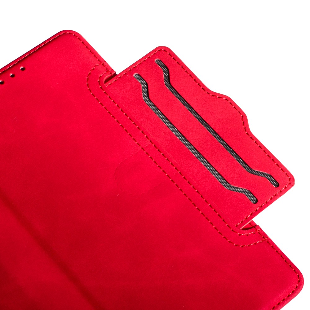 Книжка Flip Cover Wallet matte для Samsung A07 Червона-4