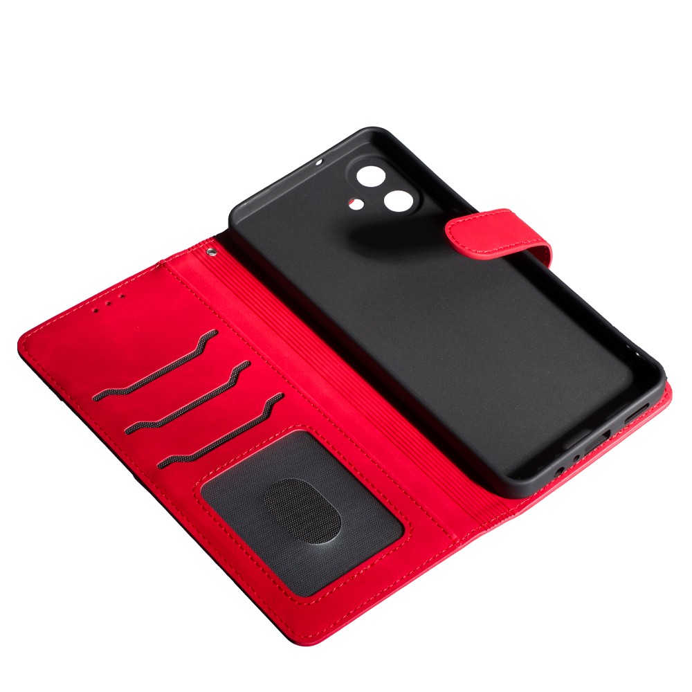 Книжка Flip Cover Wallet matte для Samsung A07 Червона-2