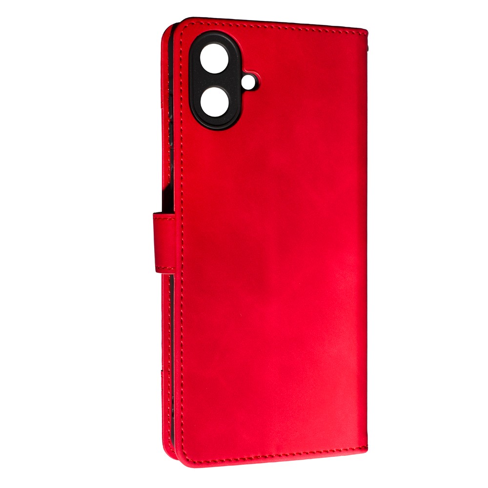 Книжка Flip Cover Wallet matte для Samsung A07 Червона-1