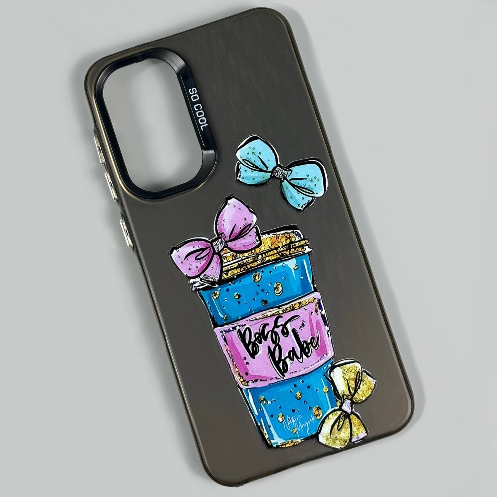 Накладка Totu Gingle Print для Samsung A07 напій-0