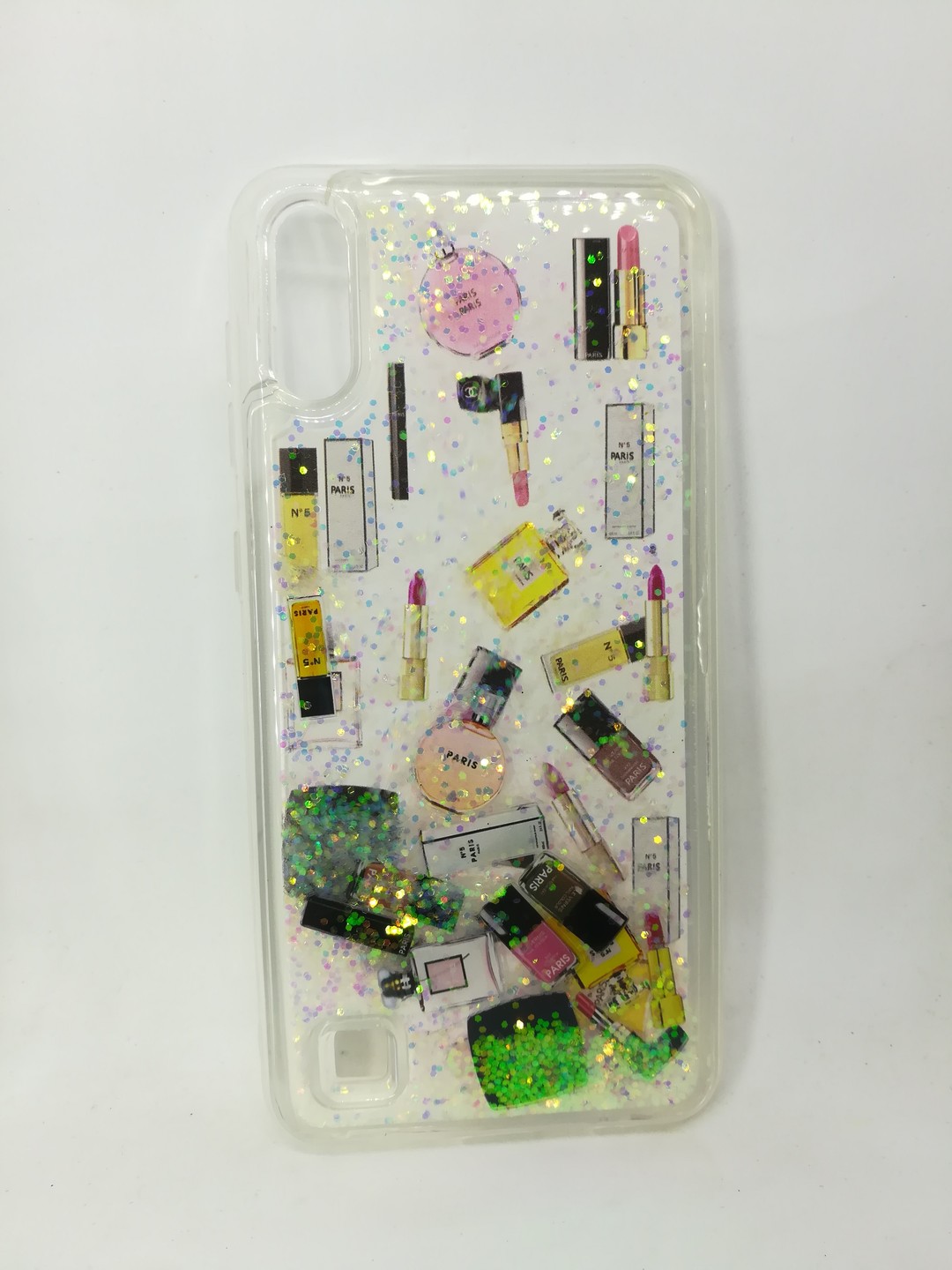 Накладка Косметик 3D Samsung M10/A10 перламутровый-0