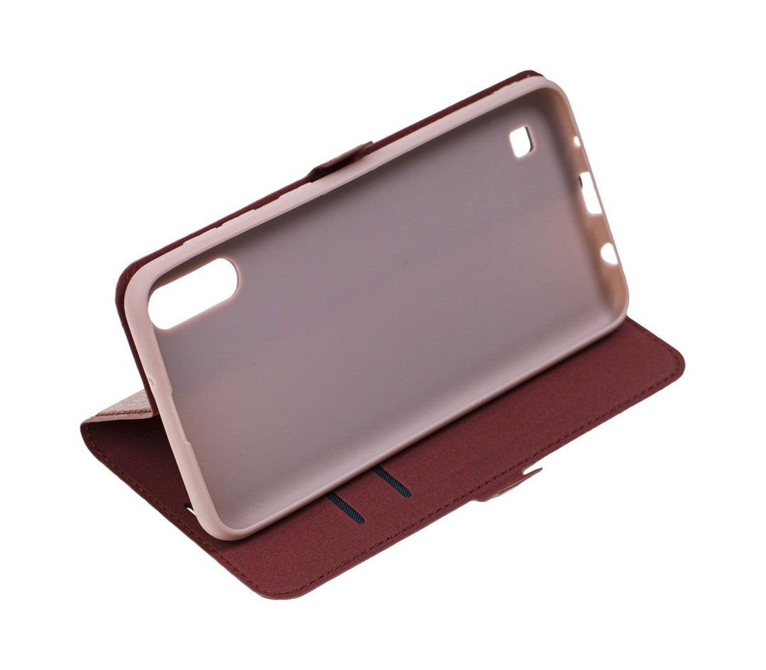 Книжка Side Magnet TPU Samsung Galaxy A10 (A105F) (bordo)-2