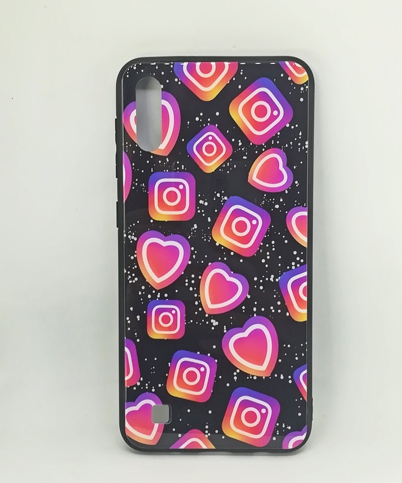 Накладка Glass case для Samsung M10/A10 Insta Love-0
