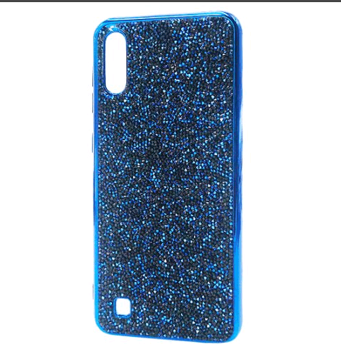 Накладка Grainy Diamonds для Samsung M10/A10 синій без лого-0
