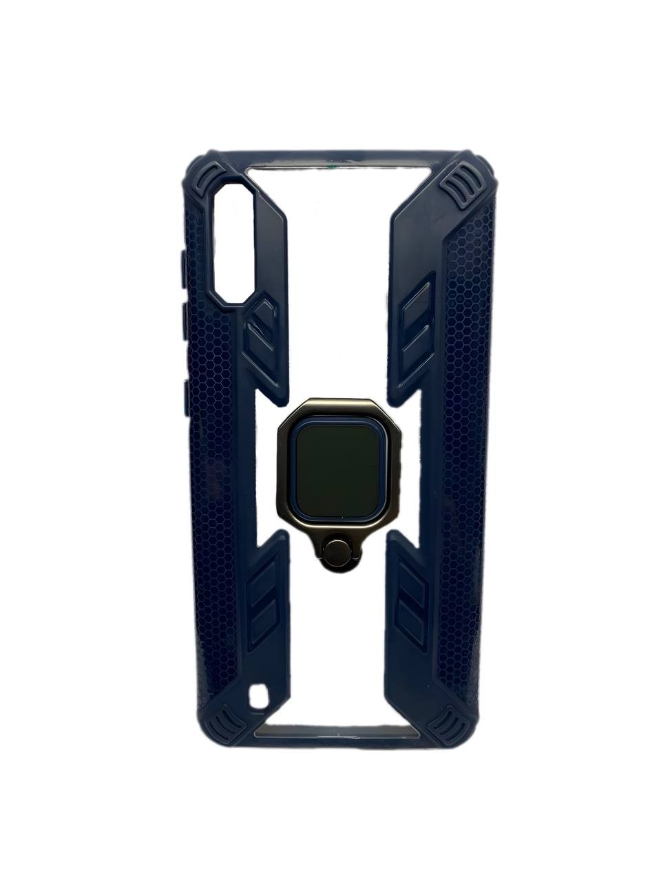 Накладка TPU Clear з кільцем Samsung A10/M10 (A105F/M105) (Синій)-0