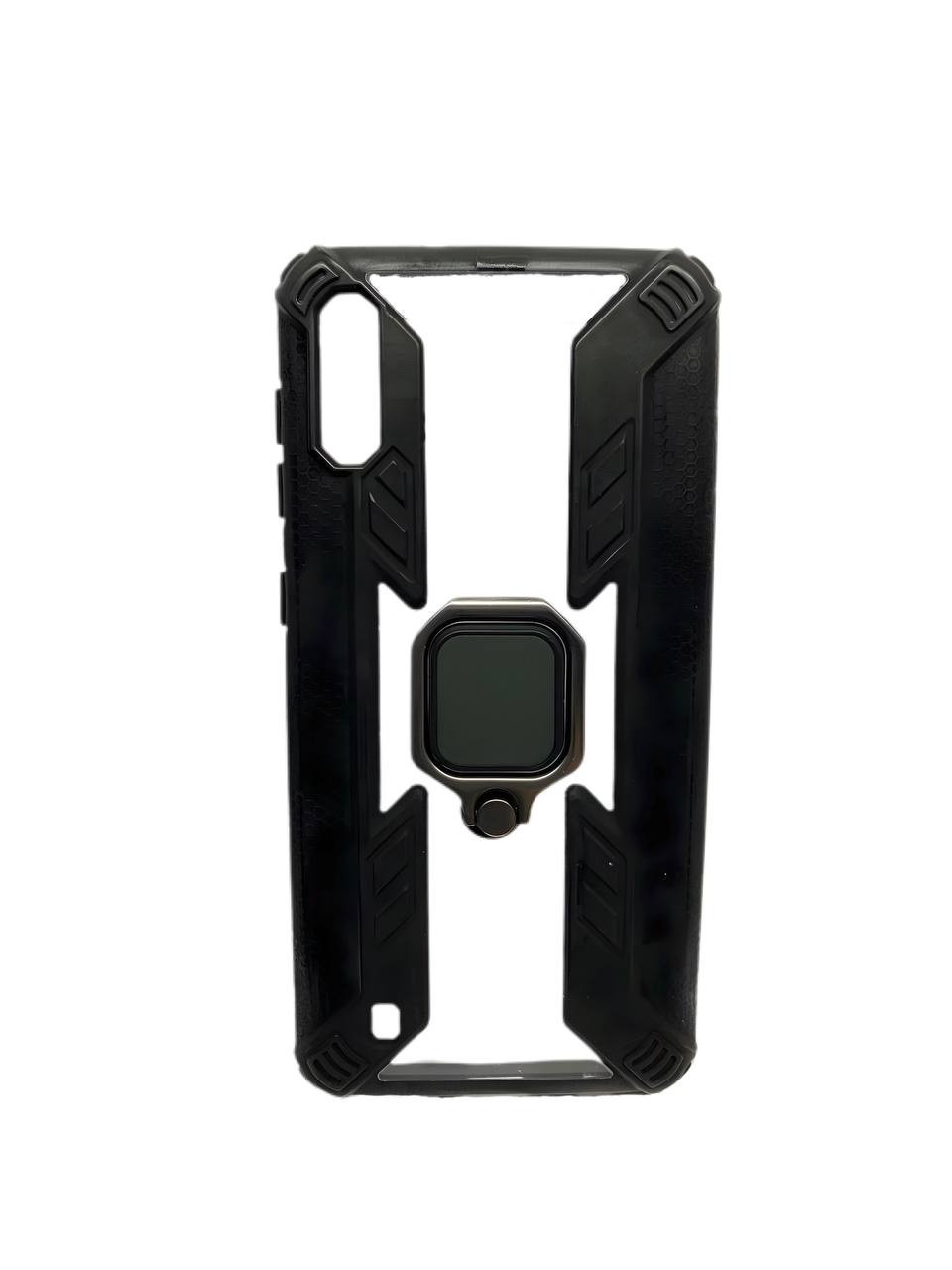 Накладка TPU Clear з кільцем Samsung A10/M10 (A105F/M105) (Чорний)-0