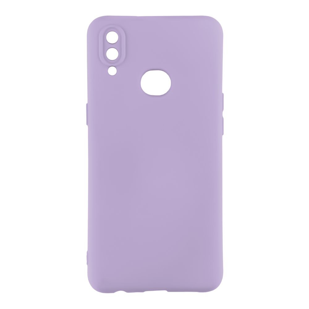 Silicone Cover Full camera without Logo (A) для Samsung A10s (Purple)-0