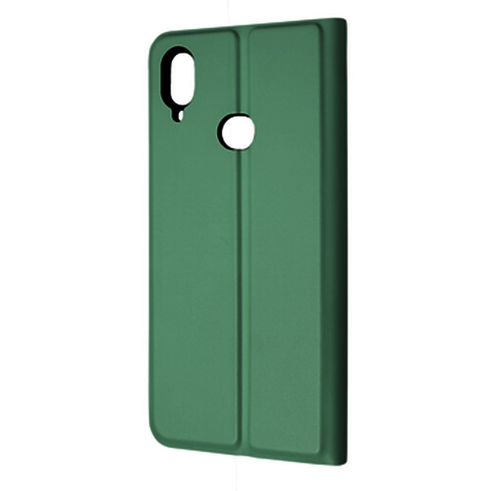 Книжка Leather Flip case для Samsung A10s (Dark green)-1