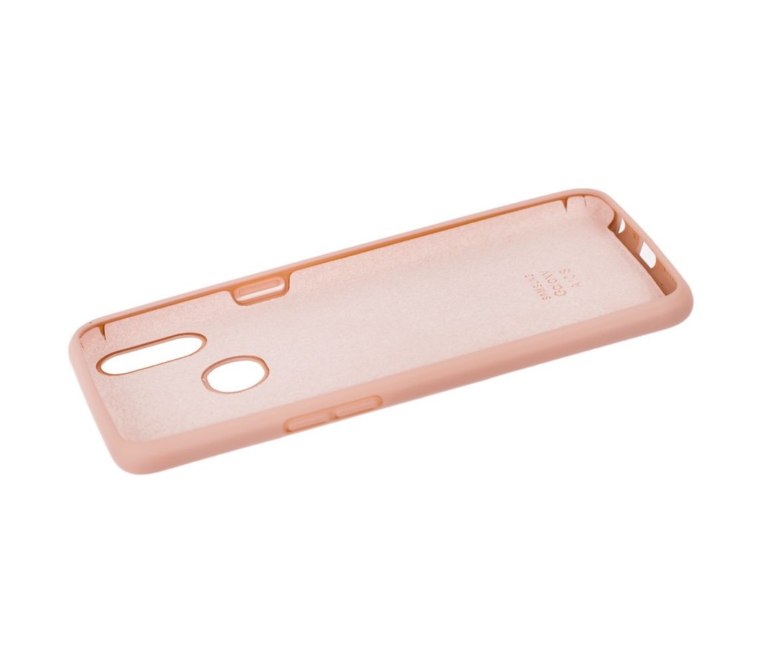 Накладка Silicone Cover Full Protective для Samsung A10s (A107F) (pink sand)-2