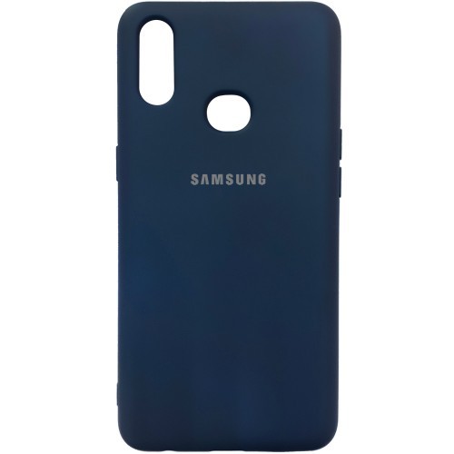 Silicone Case  для Samsung M20 темно-синій-0