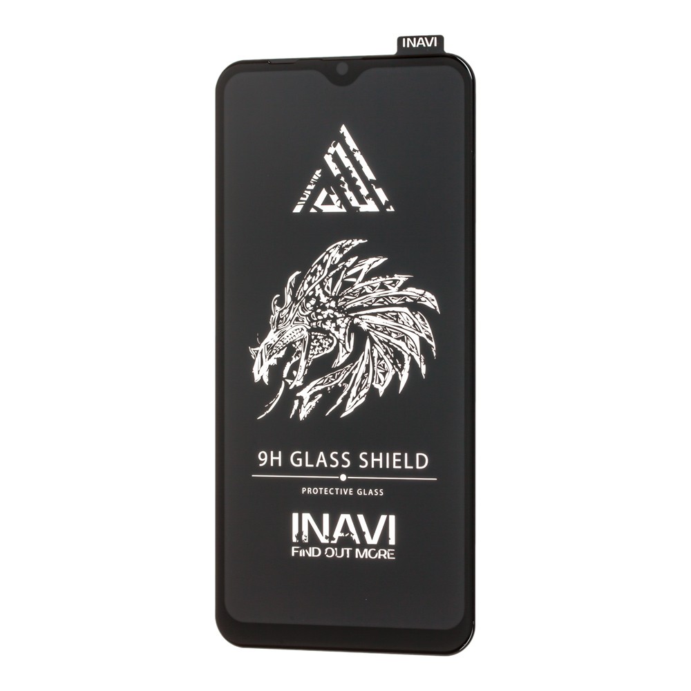 Захисне скло INAVI PREMIUM для Samsung A10/M10 з чорною рамкою-0