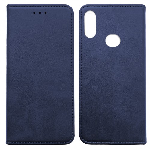Книжка Black TPU Magnet для Samsung A10s синя-0