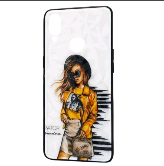 Накладка Ladies для Samsung A10s "Girl yellow"-0