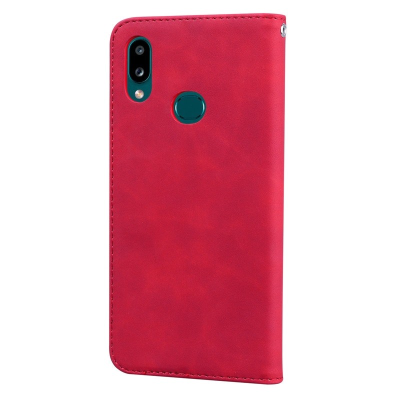 Книга Business Matte Line для Samsung A10s червона-1