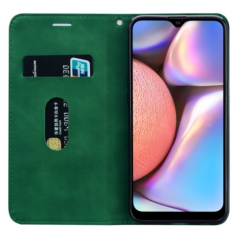 Книга Business Matte Line для Xiaomi Redmi Note 9 зелена-1