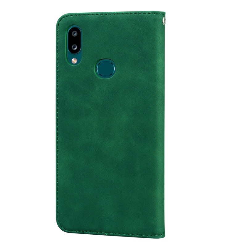 Книга Business Matte Line для Samsung A10s зелена-1