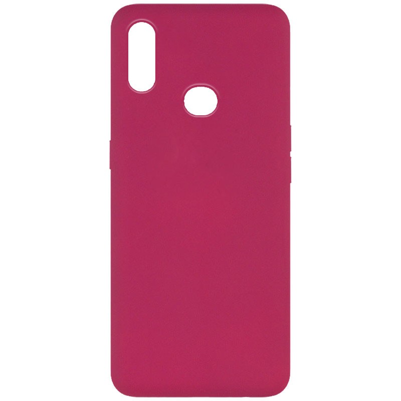 Silicone Cover Full without Logo (A) для Samsung A10s (Marsala)-0