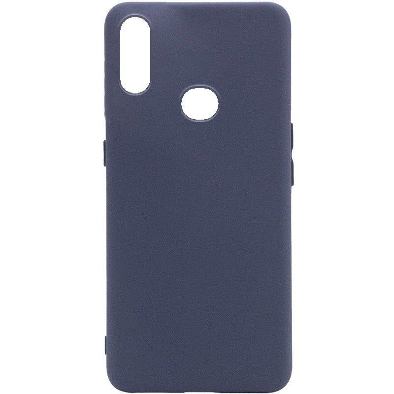 Silicone Cover Full without Logo (A) для Samsung A10s (Midnight Blue)-0