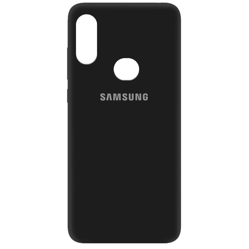 Silicone Cover My Color Full Protective (A) для Samsung A10s (Black)-0