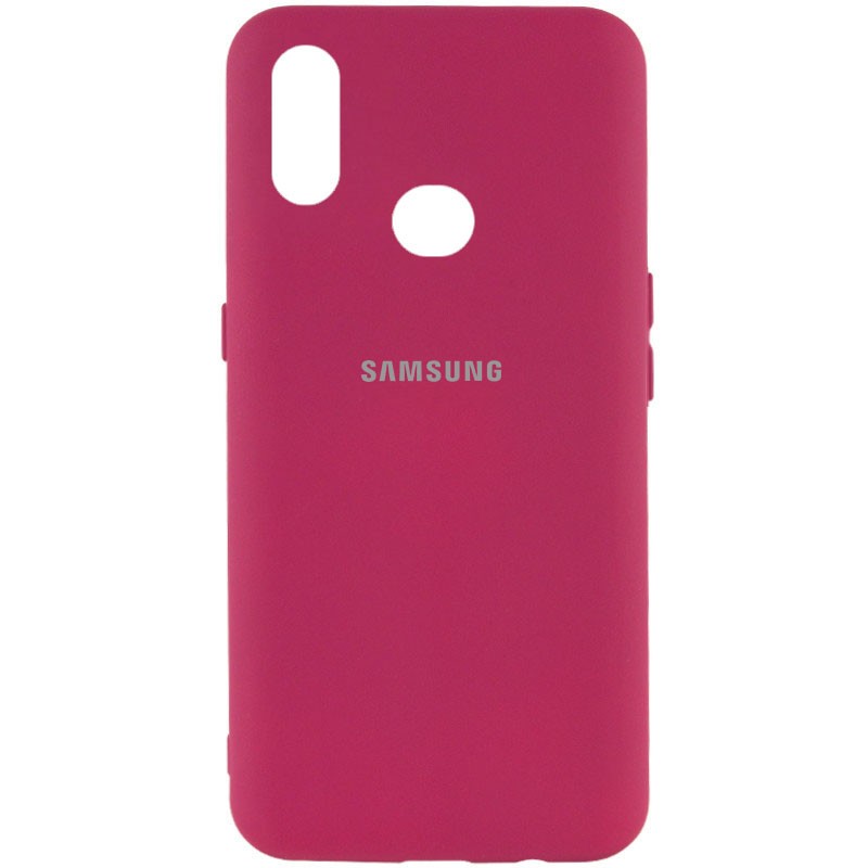 Silicone Cover My Color Full Protective (A) для Samsung A10s (Marsala)-0