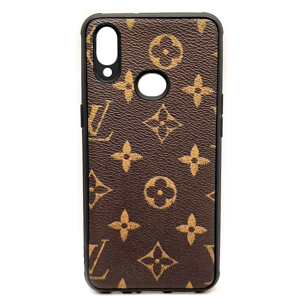 Накладка LV  для Samsung A10S коричнева-0