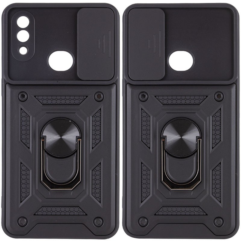 Накладка Camshield Serge Ring для Samsung A10s чорна-0
