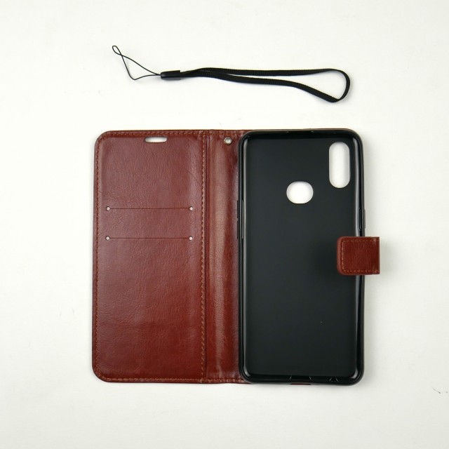 Книжка EcoCase для Samsung A10s коричнева-1