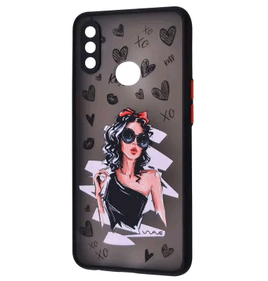 WAVE Cartoon Case Samsung A10s (little black dress)-0