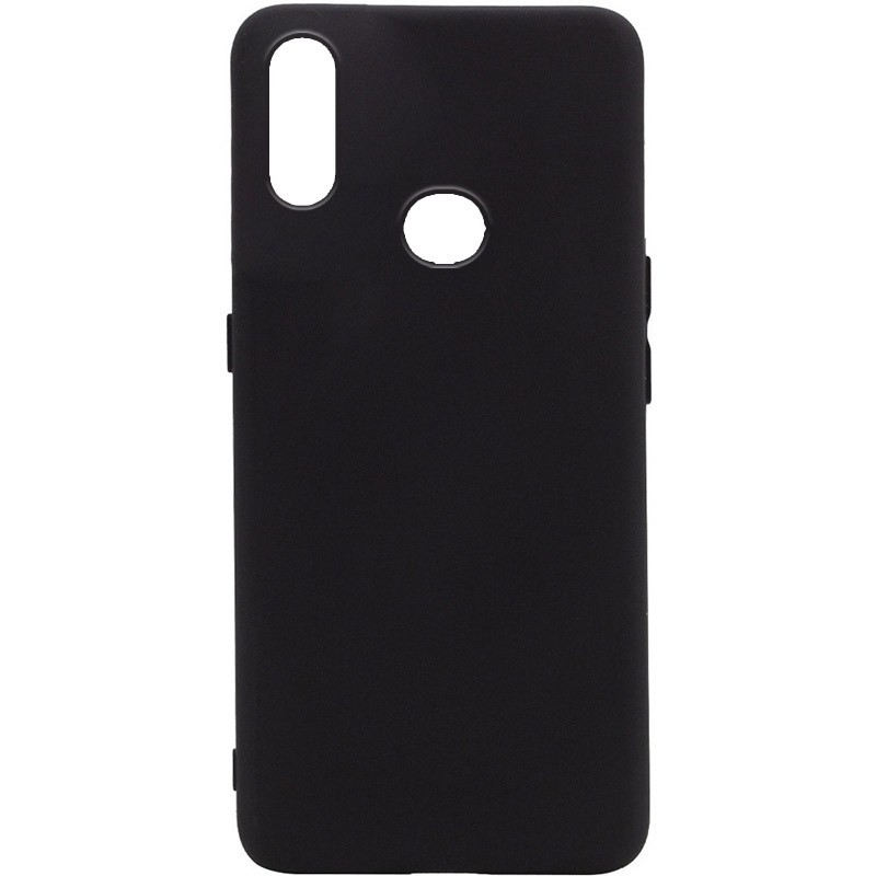 Silicone Cover Full without Logo (A) для Samsung A10s (Black)-0