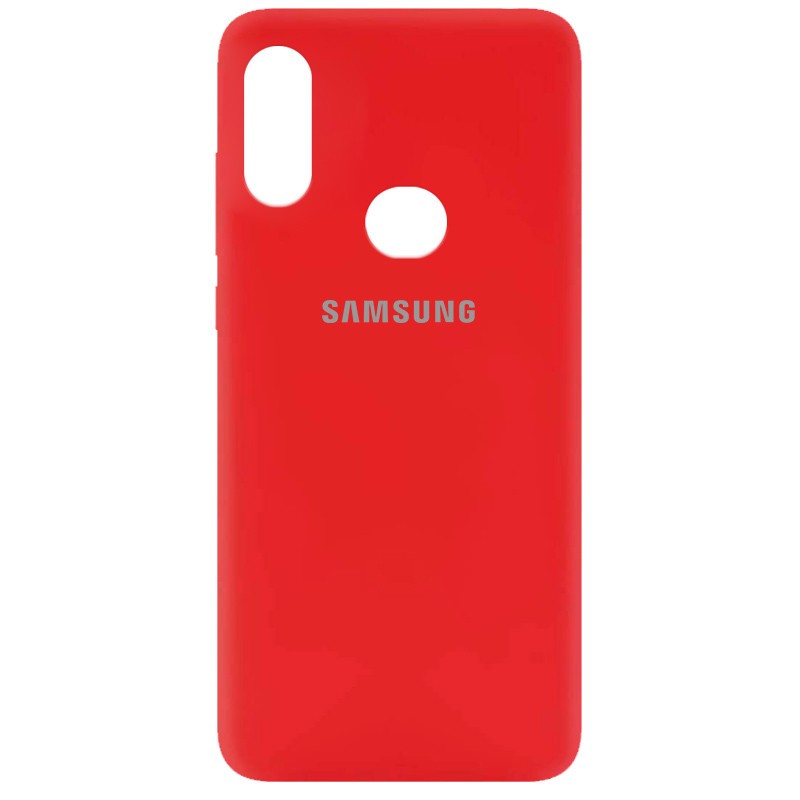 Silicone Cover My Color Full Protective (A) для Samsung A10s (Red)-0