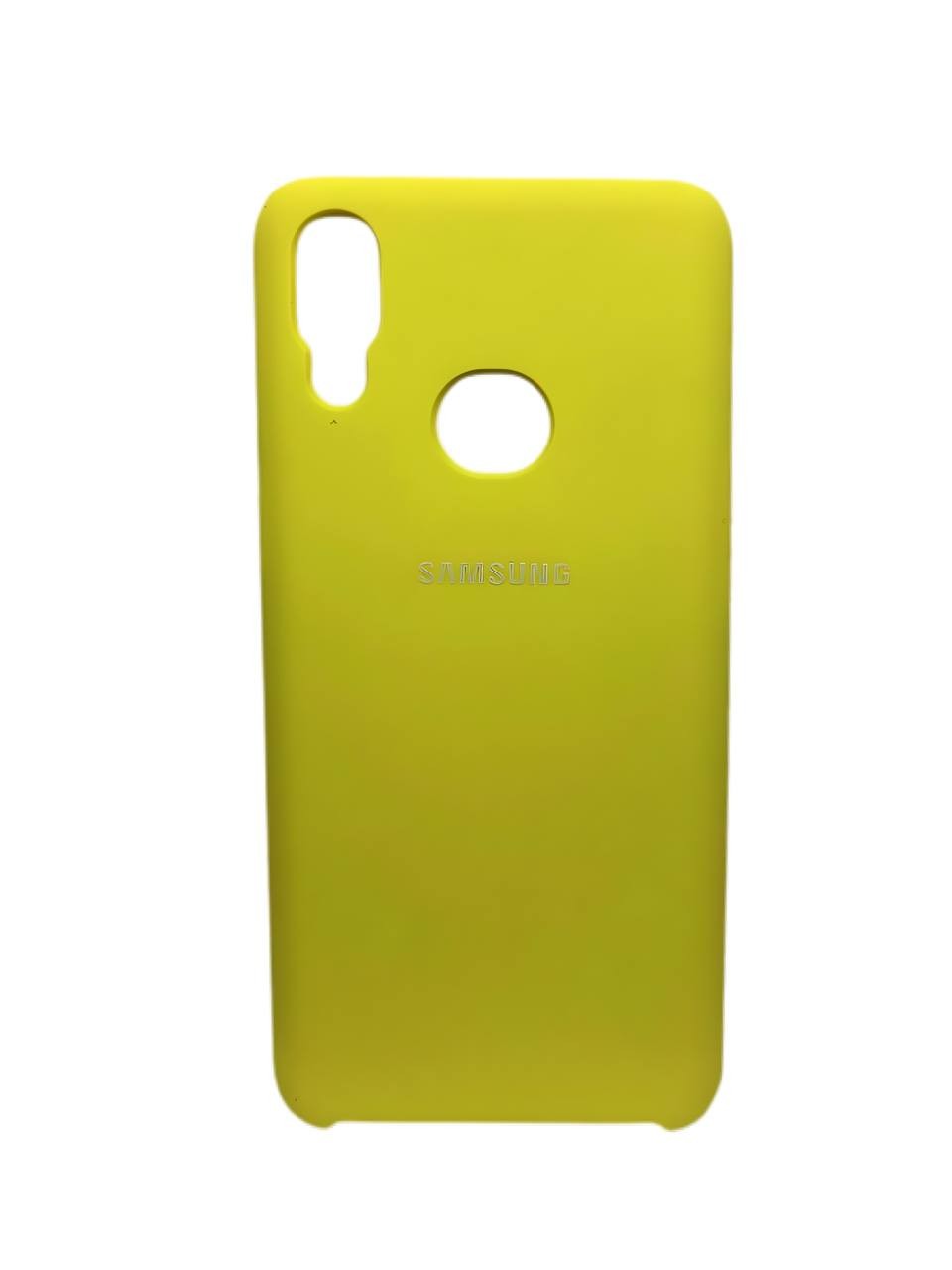 Silicone Case для Samsung A10s Brilliant Yellow-0