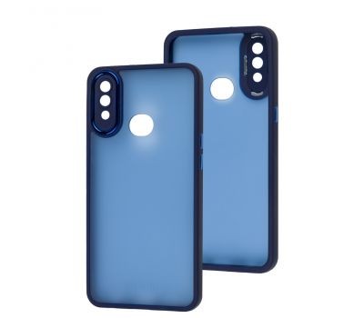 Накладка Luxury Metal Lens для SAMSUNG A10S / M10S (Синій)-0