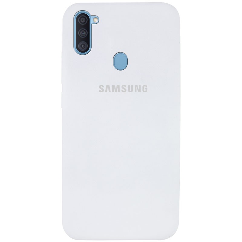 Silicone Cover Full Protective (AA) для Samsung A11/M11 (White)-0
