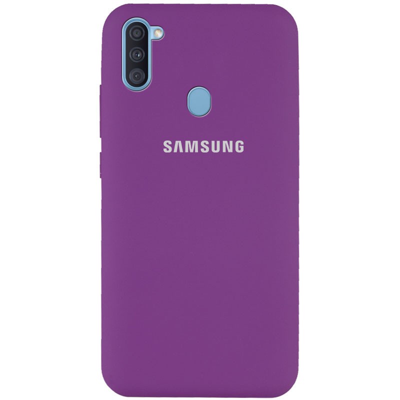 Silicone Cover Full Protective (AA) для Samsung A11/M11 (Grape)-0